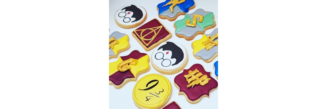 Galletas artesanales para fiestas de Harry Potter