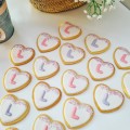 Galleta de Corazón con inicial Galleta de Corazón con inicial