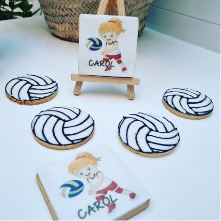 Galletas temática Voleibol  Galletas temática Voleibol