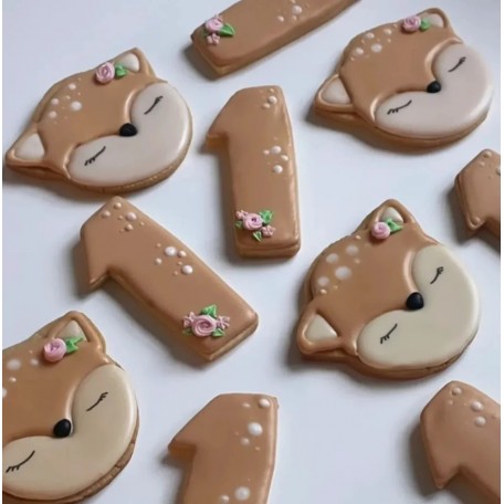 Galleta cumpleaños temática Bambi Galleta cumpleaños temática Bambi