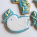 Galletas con royal icing para bautizo o babyshower