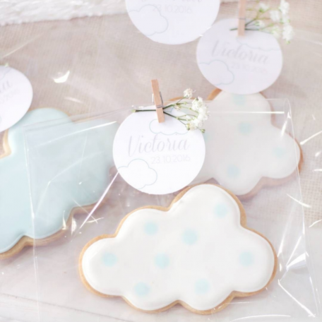 Galletas Nube con etiqueta Galletas Nube con etiqueta