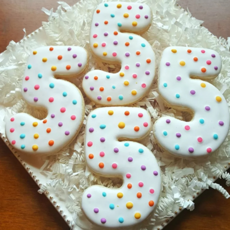 Galletas Cumpleaños 5 años Galletas Cumpleaños 5 años