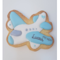 Galletas avión celeste