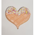 Galletas corazón de verano Galletas corazón de verano